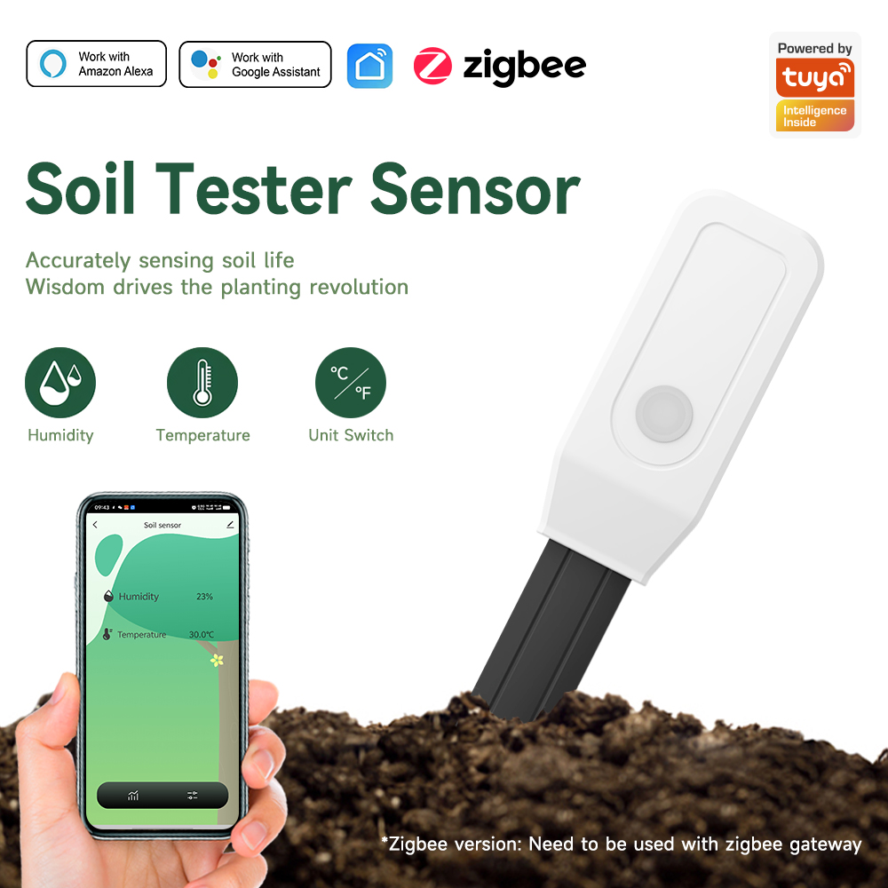 Plant Monitor - 스마트 토양 테스터 센서, 지그비 3.0