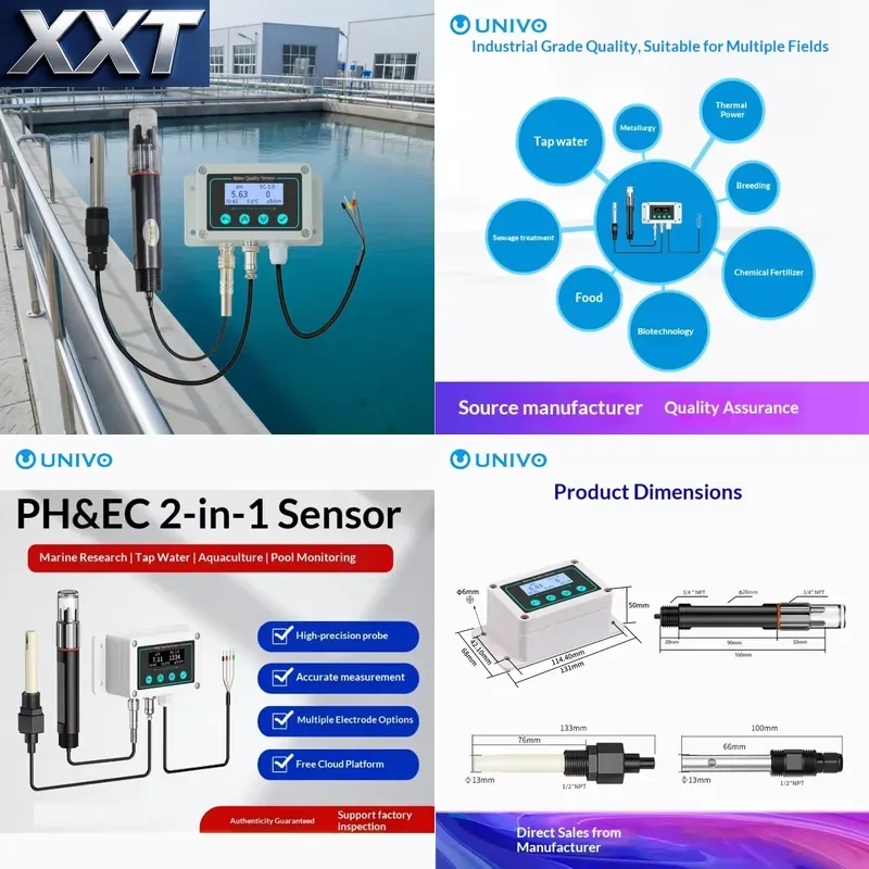 Plant Sensor - XXT 산업용 RS485 Modbus 디지털 pH/EC