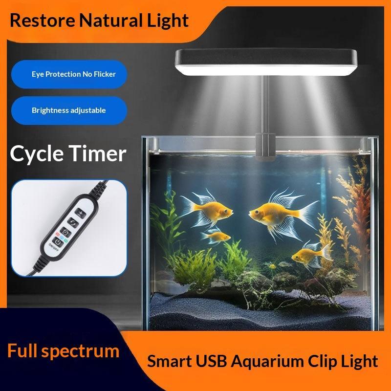 Plant Grow Light Full Spectrum - 풀 스펙트럼 LED 수족관 조명 360도