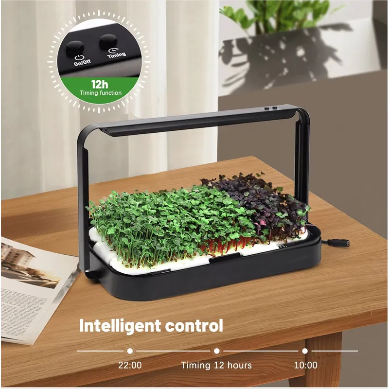 마이크로그린 자동 급수 수경재배 시스템(재배등 포함)  - Indoor Garden Kit 리뷰 및 가격