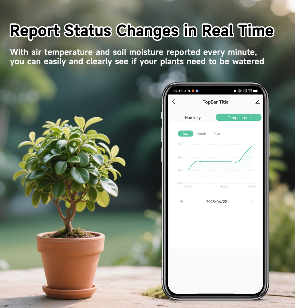 스마트 토양 테스터 센서, 지그비 3.0 토양 수분 및 - Plant Monitor 리뷰 및 가격