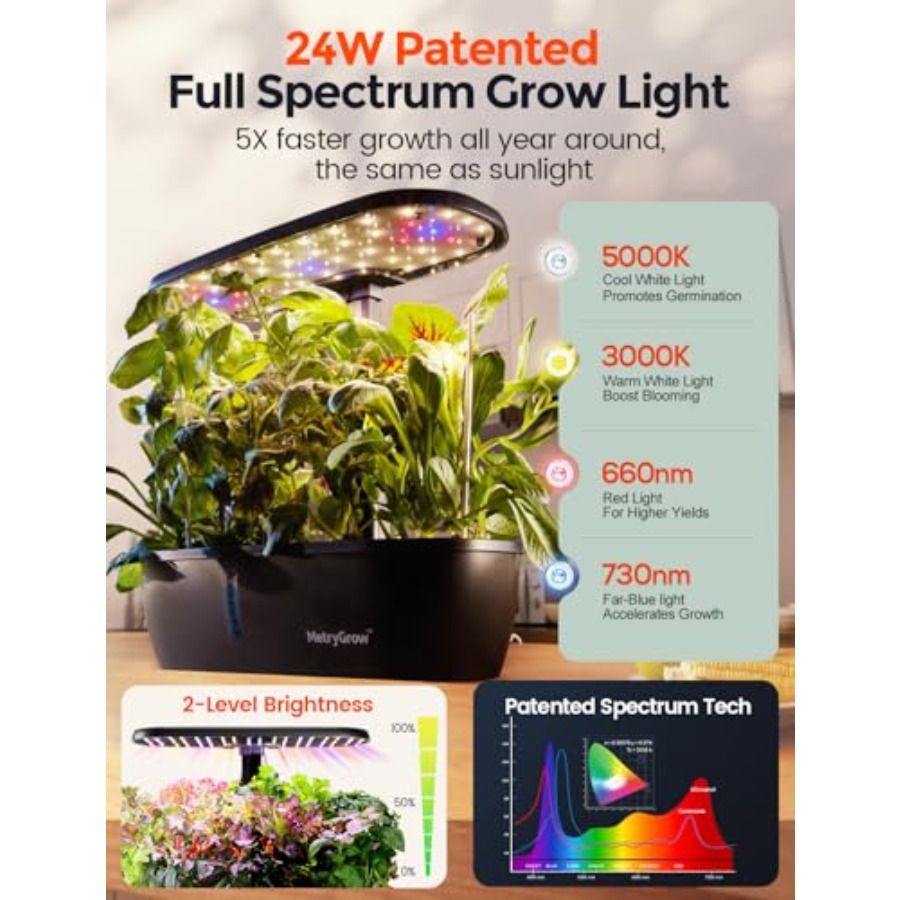 MG-15 수경재배 시스템 키트, 24W 성장 LED  - Smart Garden System 리뷰 및 가격